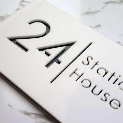 Bellissima H2 A4 House Sign